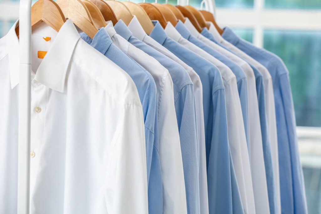 dry cleaning shirts